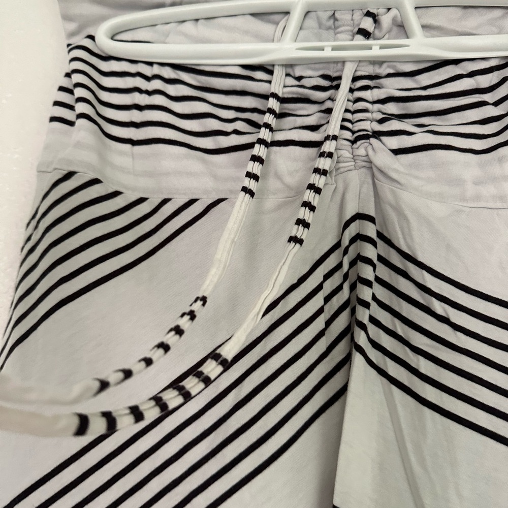 Patagonia Black and White Striped Apparel